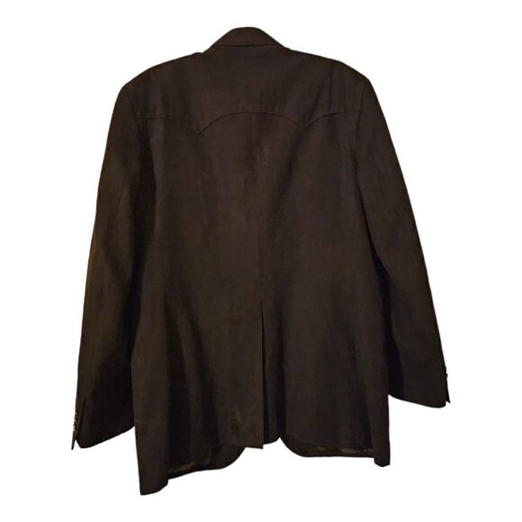 CCC WESTERN WEAR Black Sports Coat Jacket - Size 44L - Picture 2 of 10